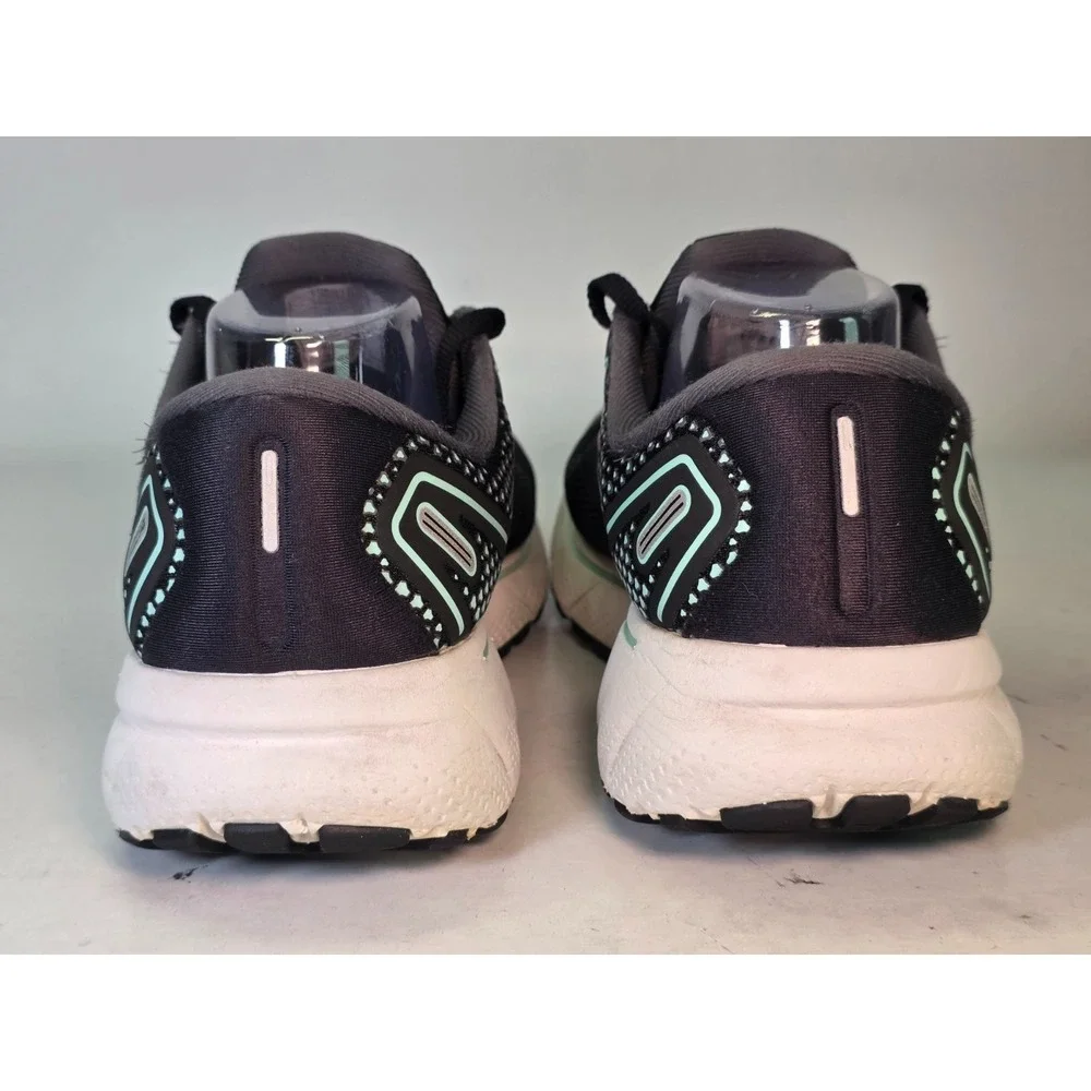 Brooks Ghost 14 Women's Size 10 D Wide UK 8 Black Pink Running Shoes Workout